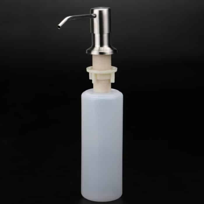 304 Edelstahlseifenspender Küchenspüle Waschmittel Seifenflasche – Bild 2