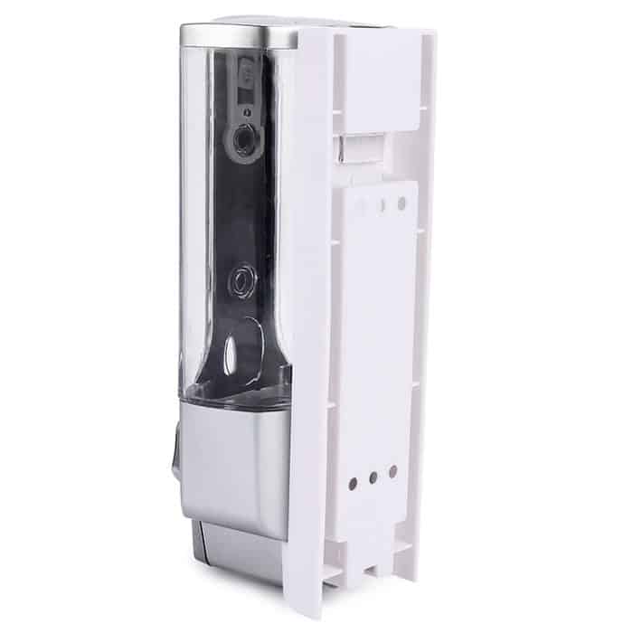 Wandmontierter manueller Einkopf-Seifenbox-Hotelseifenspender aus Kunststoff, Matt, Plating – Bild 3