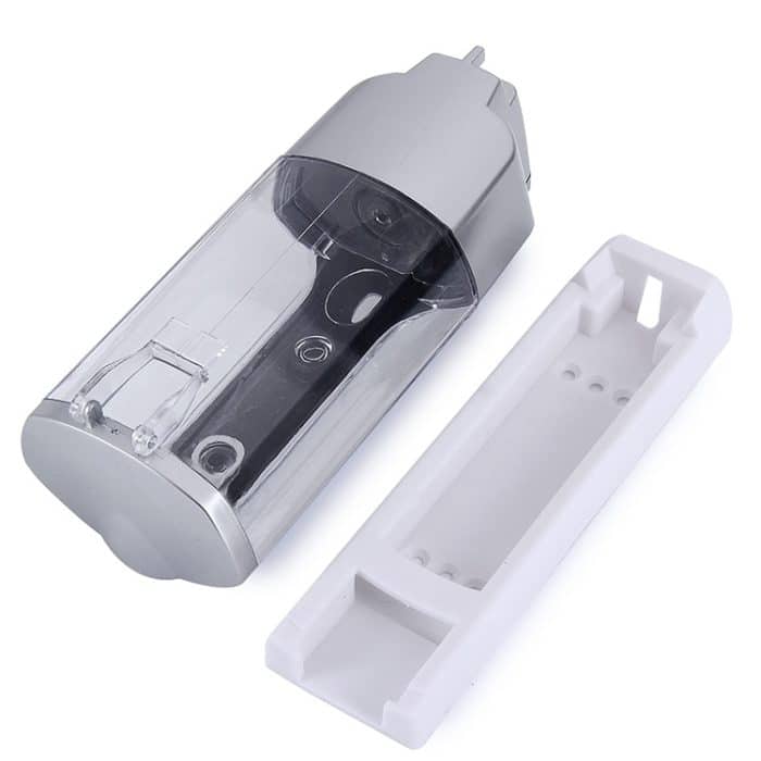 Wandmontierter manueller Einkopf-Seifenbox-Hotelseifenspender aus Kunststoff, Matt, Plating – Bild 4