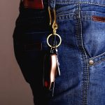 Retro-Schlüsselanhänger aus massivem Messing, Schlüsselanhänger, Gürtel, U-Haken, Geldbörsenkette, Fischhaken, 4.8cm with Copper Rin, 6cm with Copper Rin, 4.8cm without Copper Rin, 6cm without Copper Rin – Bild 6