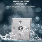 S86 Edelstahl-Ausgangstaste 86 Metallzugangskontrollschalter – Bild 7