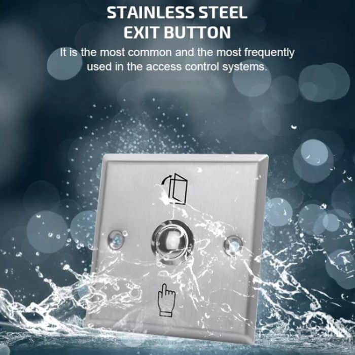 S86 Edelstahl-Ausgangstaste 86 Metallzugangskontrollschalter – Bild 7