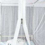 Oberes Bett des Studentenwohnheims Kostenlose Installation eines staubdichten, eintürigen Moskitonetzes auf der Oberseite, 90x190x150 cm (Without Stand), 90x190x150 cm (Including Bracket) – Bild 4