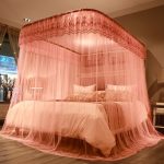 U-förmige Führungsschiene, einziehbares dreitüriges Moskitonetz, 120x200 cm, 150x200 cm, 180x200 cm, 180x220 cm