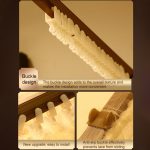 U-förmige Führungsschiene, einziehbares dreitüriges Moskitonetz, 200x220 cm – Bild 7