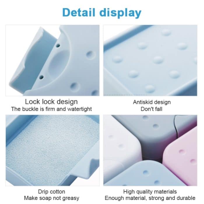 2 Stück tragbare Reise-Seifenbox – Bild 4