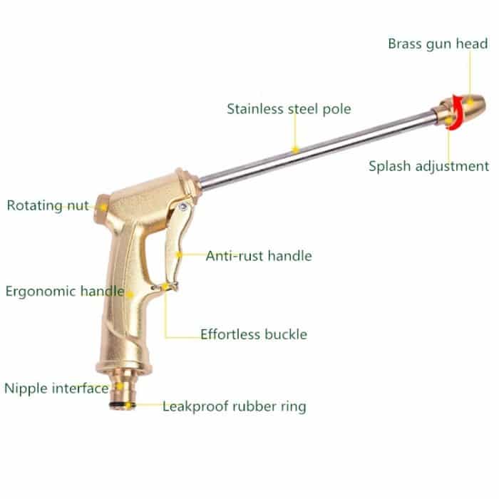 Galvanik-Verlängerungsstange, Autowaschwasserpistole, Haushaltsbürste, Autopistole, Gartenbewässerungspistole, Electroplating, Electroplating (Silver) – Bild 5