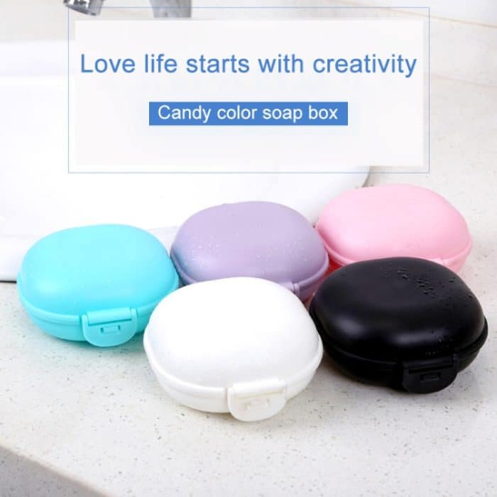 3 Stück Badezimmer-Teller-Etui für Zuhause, Dusche, Reisen, Wandern, Halter, Behälter, Seifenkiste – Bild 3