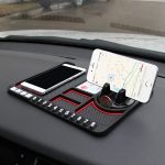 Auto Innen Auto Multifunktionale Instrument Panel Lagerung Pad Auto Telefon Halterung Anti-slip Pad Mit Stop, Stereo Red Circle, Stereo Blue Circle, Rotating Red Circle, Rotating Blue Circle, Rotating Black Circle