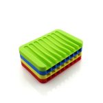 Badezimmer Silikon Flexible Seifenschalen Aufbewahrungshalter Seifenkiste, Silicone Soapbox – Bild 5