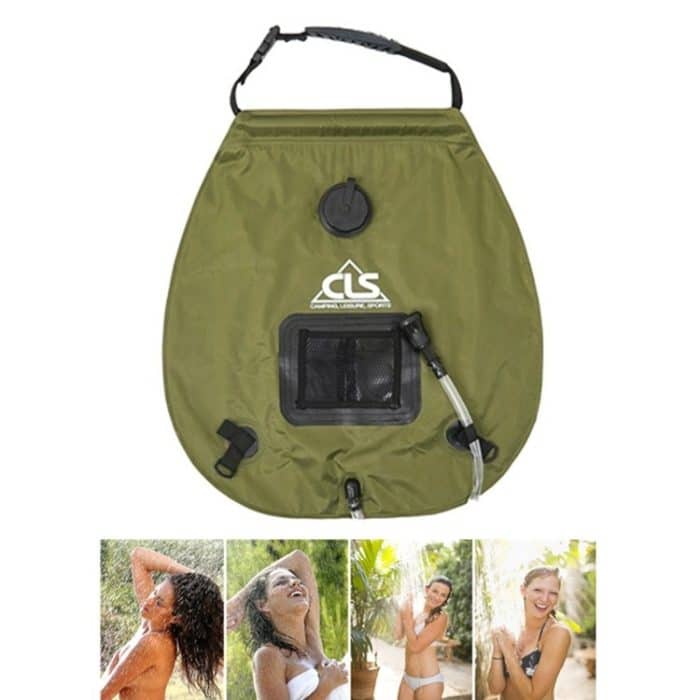 Outdoor-Badetasche, selbstfahrende Camping-Solar-Wärmflasche, 20 l Wasseraufbewahrungstasche – Bild 1