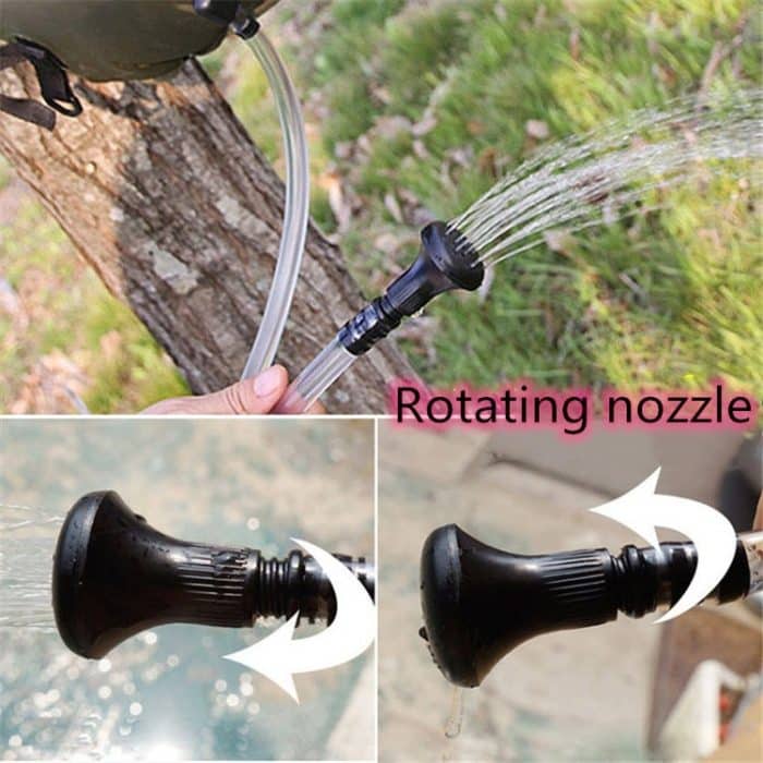 Outdoor-Badetasche, selbstfahrende Camping-Solar-Wärmflasche, 20 l Wasseraufbewahrungstasche – Bild 4