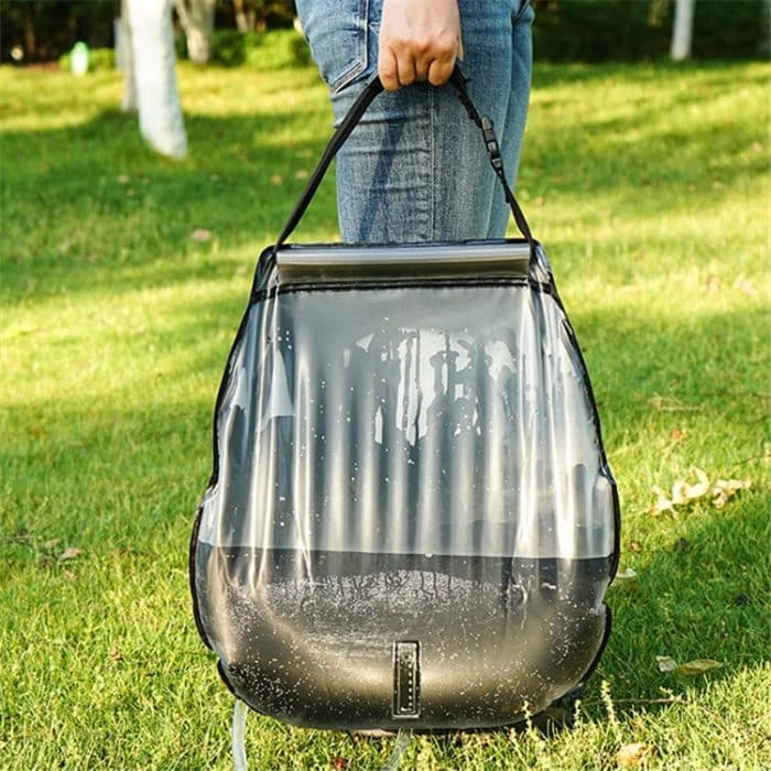 Outdoor-Badetasche, selbstfahrende Camping-Solar-Wärmflasche, 20 l Wasseraufbewahrungstasche – Bild 5