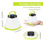 Klappbare Solarlampe Outdoor Camping Zeltlampe LED Campinglampe – Bild 5