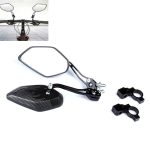 Mountainbike Kohlenstoffmuster Rückspiegel Reitausrüstung 3k Musterflugzeug Spiegelreflektor