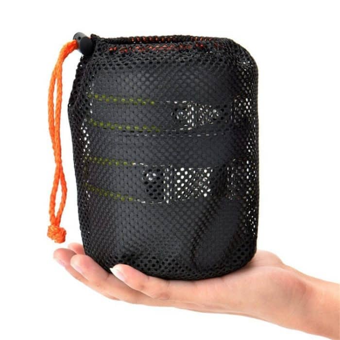 Outdoor-Wander-Camping-Holzofen-Set mit Besteck – Bild 4