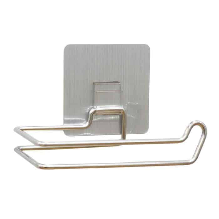 Wiederholt wiederverwendbarer, stanzfreier Taschentuchhalter aus Edelstahl mit starker, spurloser Hakenbefestigung, Stainless Steel Tissue Holder – Bild 2