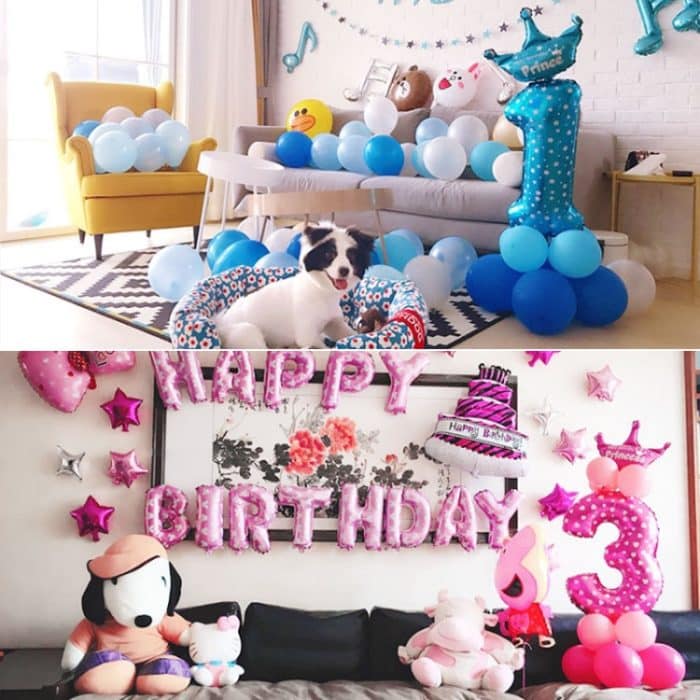 Zahlen-Folienballon „Happy Birthday“-Dekoration, Number 7, Number 1, Number 2, Number 5, Number 9 – Bild 3