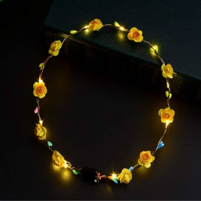 3 Stück Ten Lights Flash Girlanden-Stirnband – Bild 4