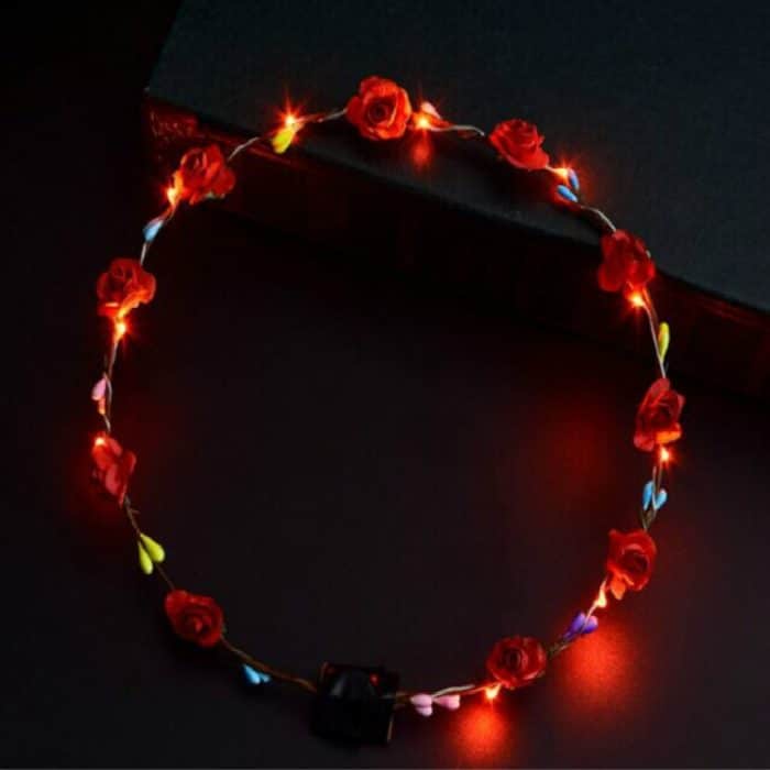 3 Stück Ten Lights Flash Girlanden-Stirnband – Bild 5