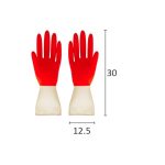 10 PCS Haushalt zweifarbige Waschhandschuhe Hausarbeit Reinigung Wäsche Geschirrspülen Latexhandschuhe, S, M, L, XL – Bild 11