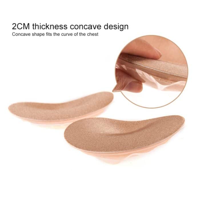 5 Stück Damen Silikon-BH-Pad, Brustwarzenabdeckung, Aufkleber, Patch-Einsätze, Schwamm-BH – Bild 3