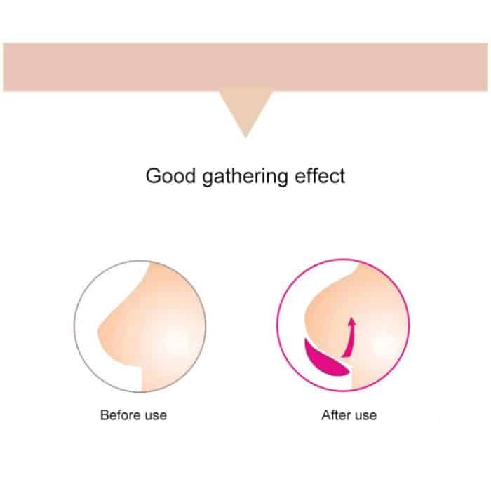 5 Stück Damen Silikon-BH-Pad, Brustwarzenabdeckung, Aufkleber, Patch-Einsätze, Schwamm-BH – Bild 5