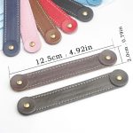 10 Stück verstellbare Gesichtsmaske, Ohrband, Seil, rutschfeste Kapuze aus PU-Leder mit Verlängerungsschnalle – Bild 5