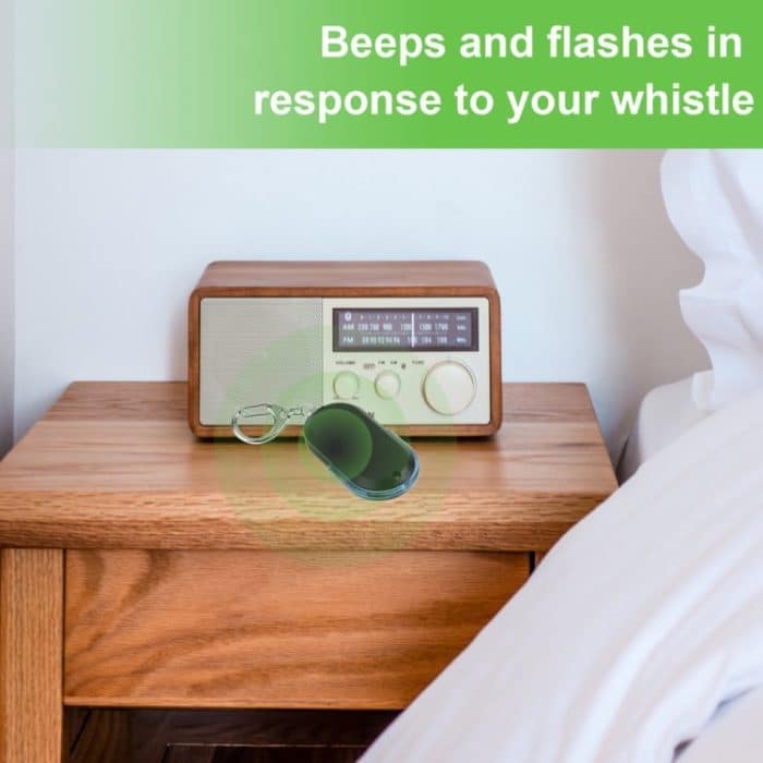 5 PCS Tragbarer Anti-Lost-Alarm-Schlüsselfinder Drahtloser Pfeifenton-LED-Licht-Locator-Finder – Bild 6