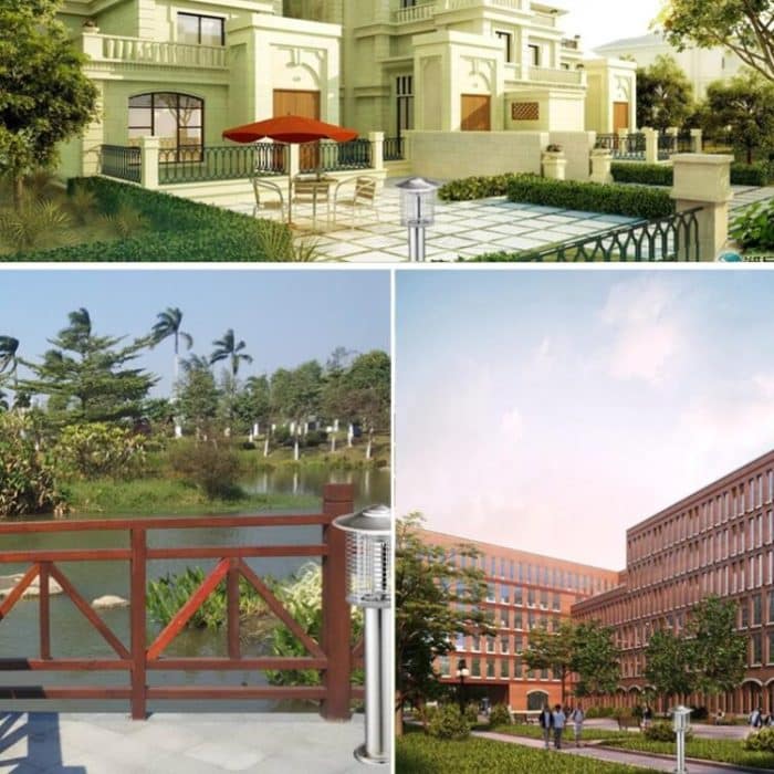 Outdoor Courtyard Garden Wasserdichte Outdoor-Mückenschutzlampe, DW01 Black, DW01 Silver, 388B Silver, 388Q Silver – Bild 4