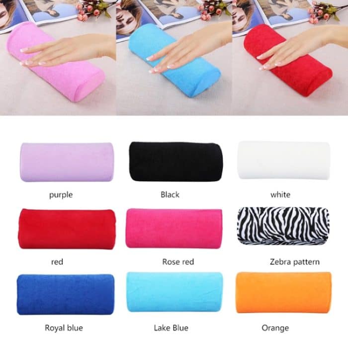 5 Stück weiche Handauflagen, waschbares Handkissen, Schwammkissenhalter, Armlehnen, Nagelkunst, Maniküre, Handkissen – Bild 6