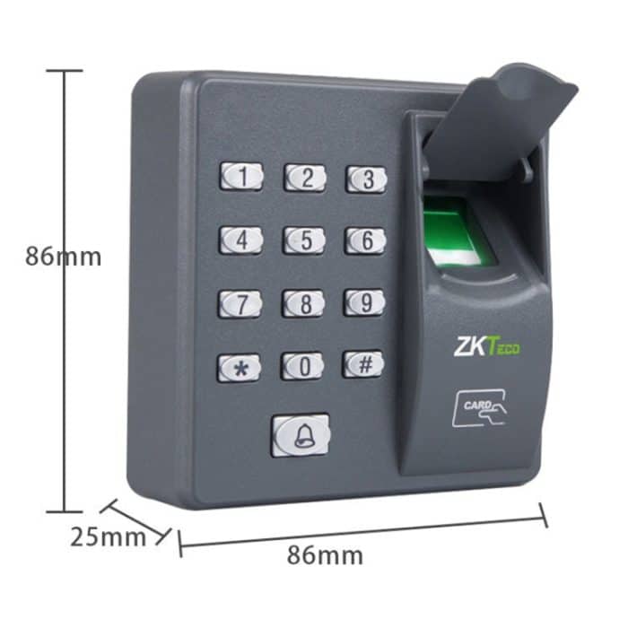 ZKTECO X6 Fingerabdruck All-in-One-Kennwort Swipe Access Control Machine Intelligente Bürozugriffskontrollsystem – Bild 5