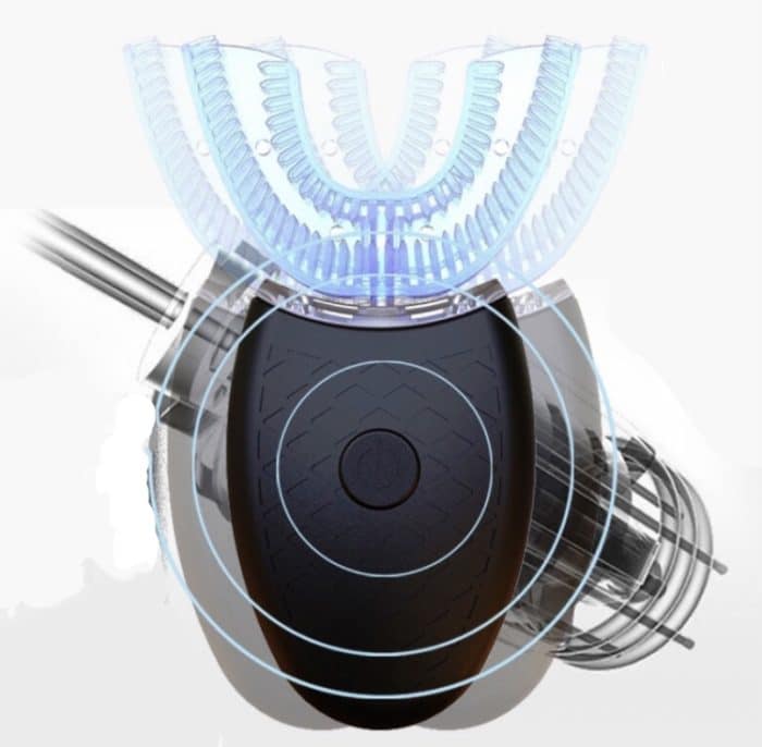 Lazy U-förmige mundaufhellende elektrische Zahnbürste – Bild 5