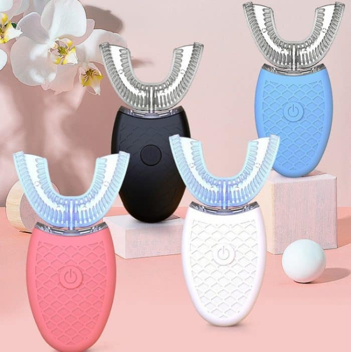 Lazy U-förmige mundaufhellende elektrische Zahnbürste – Bild 7