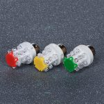B15 15 LEDs, kleine Glühbirne, LED-Warnleuchte, zufällige Farblieferung, 12V, 24V, 220V – Bild 7