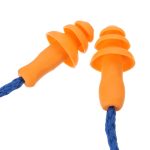 10 PCS Soft Silicone Corded Ohrstöpsel Ohrenschutz Wiederverwendbarer Gehörschutz Lärmschutz Ohrstöpsel – Bild 6