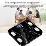 Elektronische Personenwaage mit LCD-Display, elektronische Waage, Badezimmerwaage, digitale Personenwaage, Bathroom Scale – Bild 12