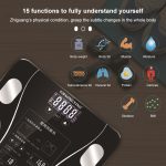 Elektronische Personenwaage mit LCD-Display, elektronische Waage, Badezimmerwaage, digitale Personenwaage, Bathroom Scale – Bild 4