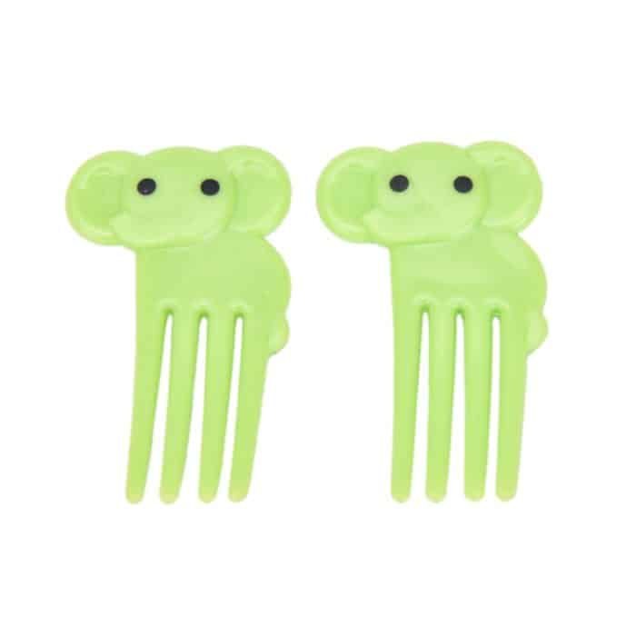 5 Sets 10 in 1 Kreative Cartoon Tier Kunststoff Kinder Obst Gabel Bento Dekoration Zahnstocher – Bild 3