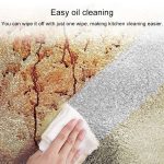 Küchen-Wandherd, Aluminiumfolie, ölbeständige Aufkleber, Antifouling, selbstklebende Hochtemperatur-Tapeten-Wandaufkleber, 40cmx5m, 40cmx5m Croppable Wallpaper, 60cmx5m, 60cmx5m Croppable Wallpaper – Bild 3