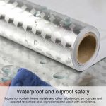 Küchen-Wandherd, Aluminiumfolie, ölbeständige Aufkleber, Antifouling, selbstklebende Hochtemperatur-Tapeten-Wandaufkleber, 40cmx5m, 40cmx5m Croppable Wallpaper, 60cmx5m, 60cmx5m Croppable Wallpaper – Bild 5