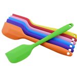 2 PCS Küche Silikon Creme Kuchen Spatel Mischen Schaber Pinsel Butter Mixer Pinsel Backen Werkzeug Küchengeschirr, Red, Yellow, Green, Blue, Purple, Pink, Orange – Bild 2