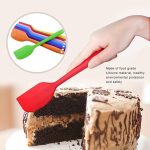 2 PCS Küche Silikon Creme Kuchen Spatel Mischen Schaber Pinsel Butter Mixer Pinsel Backen Werkzeug Küchengeschirr, Red, Yellow, Green, Blue, Purple, Pink, Orange – Bild 6