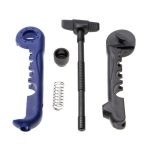 Tragbare universelle Angelrolle Schnur Angelrute Spulenrolle – Bild 3