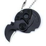 Tragbares Mini-Klappmesser, Taschenmesser, kleines Outdoor-Militär-Überlebensmesser, Schlüsselanhänger, Multitool, Selbstverteidigung