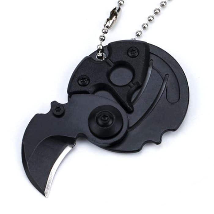 TBD051641901A.jpg Tragbares Mini-Klappmesser, Taschenmesser, kleines Outdoor-Militär-Überlebensmesser, Schlüsselanhänger, Multitool, Selbstverteidigung – Bild 1