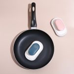 10 Stück Schwammbürste zum Reinigen der Arbeitsplatte, multifunktionale Küche, Badezimmer, Scheuerschwamm, Geschirrspülen, Topfbürste mit Griff – Bild 4