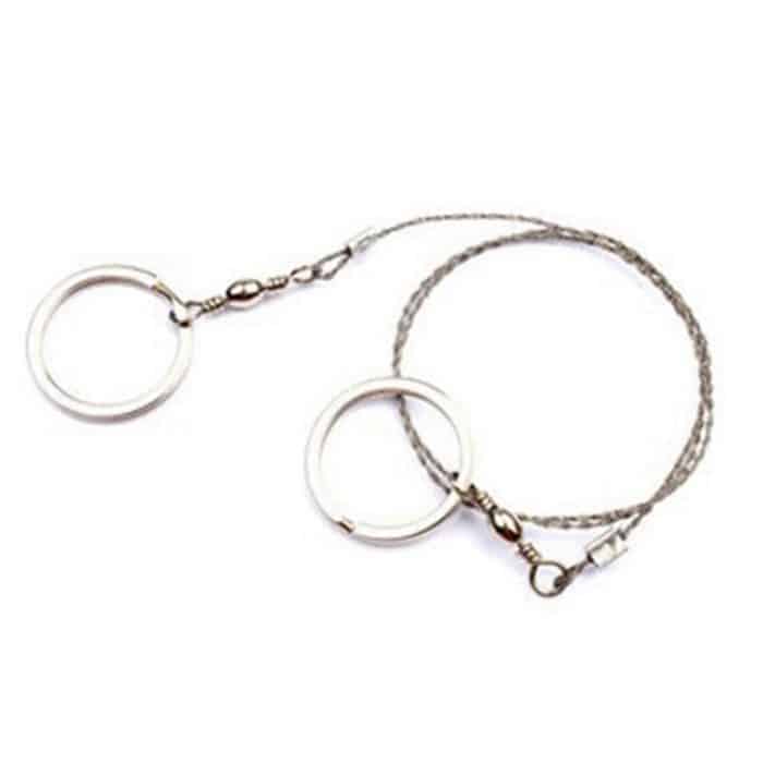 Tragbare Edelstahldraht Überleben im Freien Selbstverteidigung Kettensägen Handsäge Bund Werkzeug – Bild 2