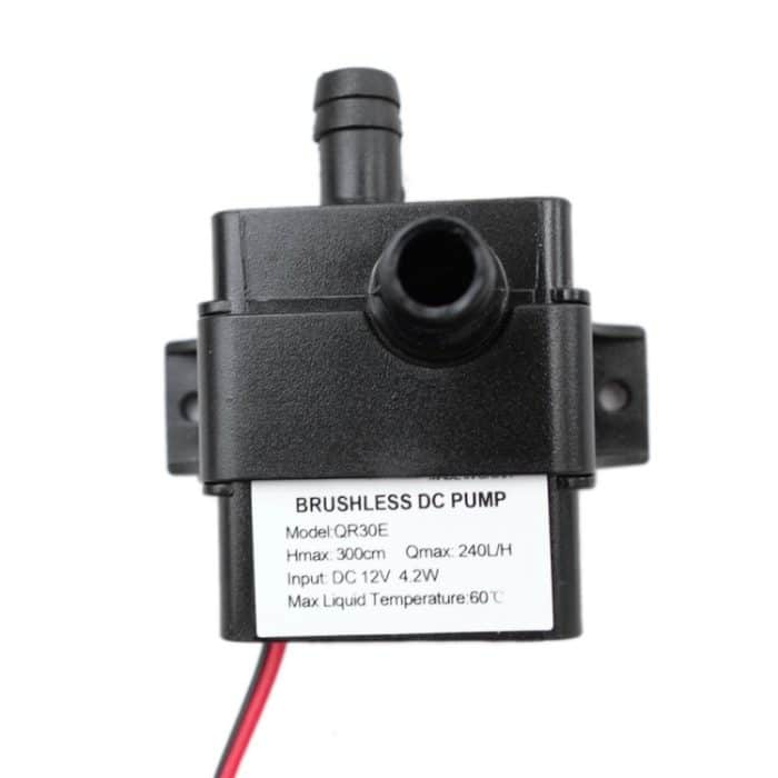 240L / H Ultra-leiser Durchfluss Wasserdichte bürstenlose Pumpe Mini-Tauchwasserpumpe – Bild 4