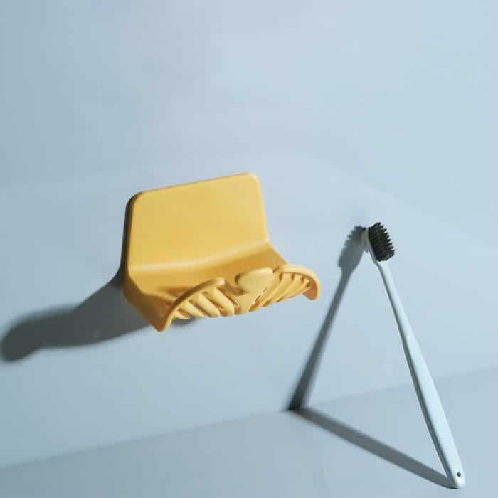 5 PCS Haushalt Wand-Seifenschale Toilette Seife Einfache Wasserfilter Rack – Bild 1